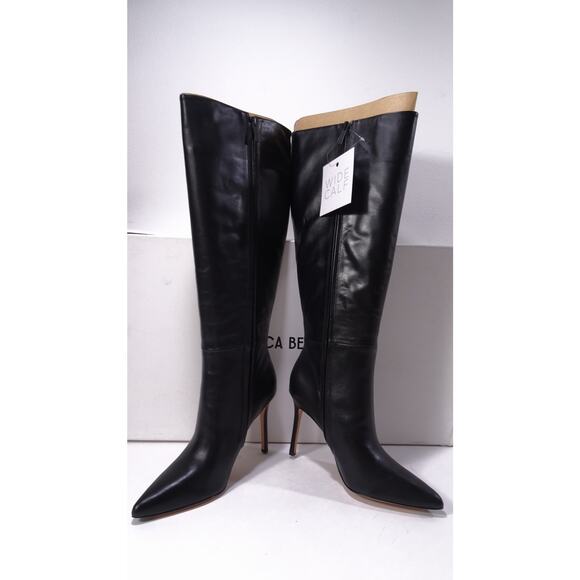 Veronica Beard Women's Lisa Pointed Toe High Heel Boots Black NIB 698 Sz 7 - Picture 9 of 11